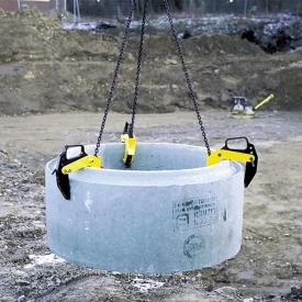 Zvierka na prepravu betónových skruží BTG